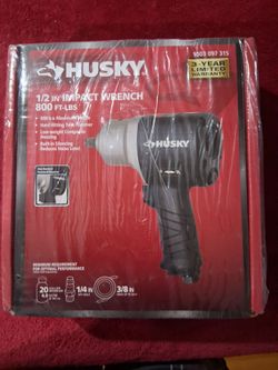 Husky1/2 impact wrench 800 ft- lbs
