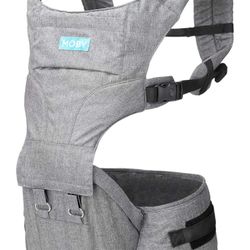 Moby 2-in-1 Baby Carrier + Hip Seat - Gray