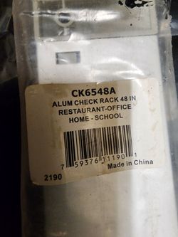 San Jamar CK6548A (48-inch) ticket railSan Jamar