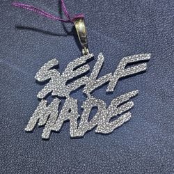10kt YG "Self Made" Diamond Pendant. (C-5) ASK FOR RYAN. #(contact info removed)19