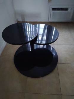 3 Section Round  Living Room Table 