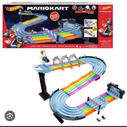Rainbow road racetrack (super Mario)