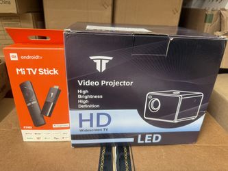 Tv Stick And A Mini Projector 