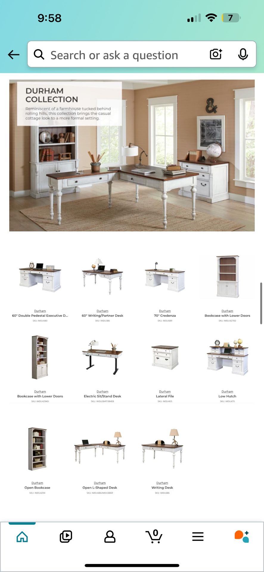 Martin Furniture Filing Cabinet