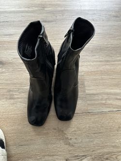 Heel Leather Boots