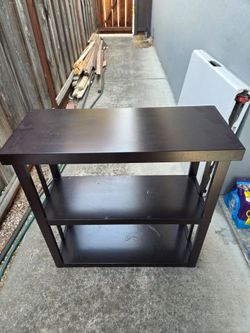 Wooden shelf