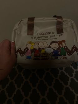 Snoopy lunch tote