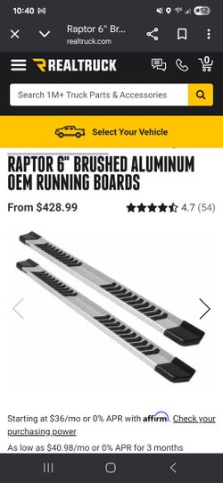 Raptor Running Boards 