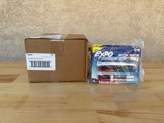 NEW EXPO Dry Erase/Wet Erase Mixed Marker Set, Black & Red **$20 Per Box**