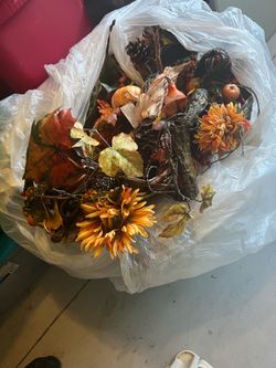 Large bag of Halloween decorations