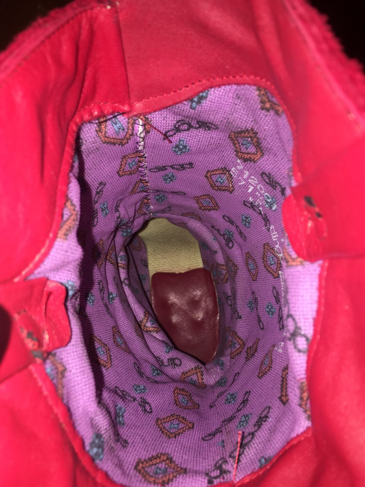 Vintage Dingo Ruby Red Deercow Boots 7M (OBO)