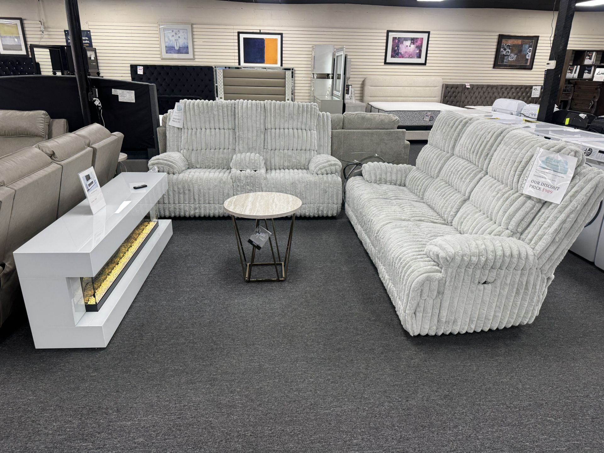 Power Recliner Sofa & Loveseat. 🚚WE DELIVER🚚