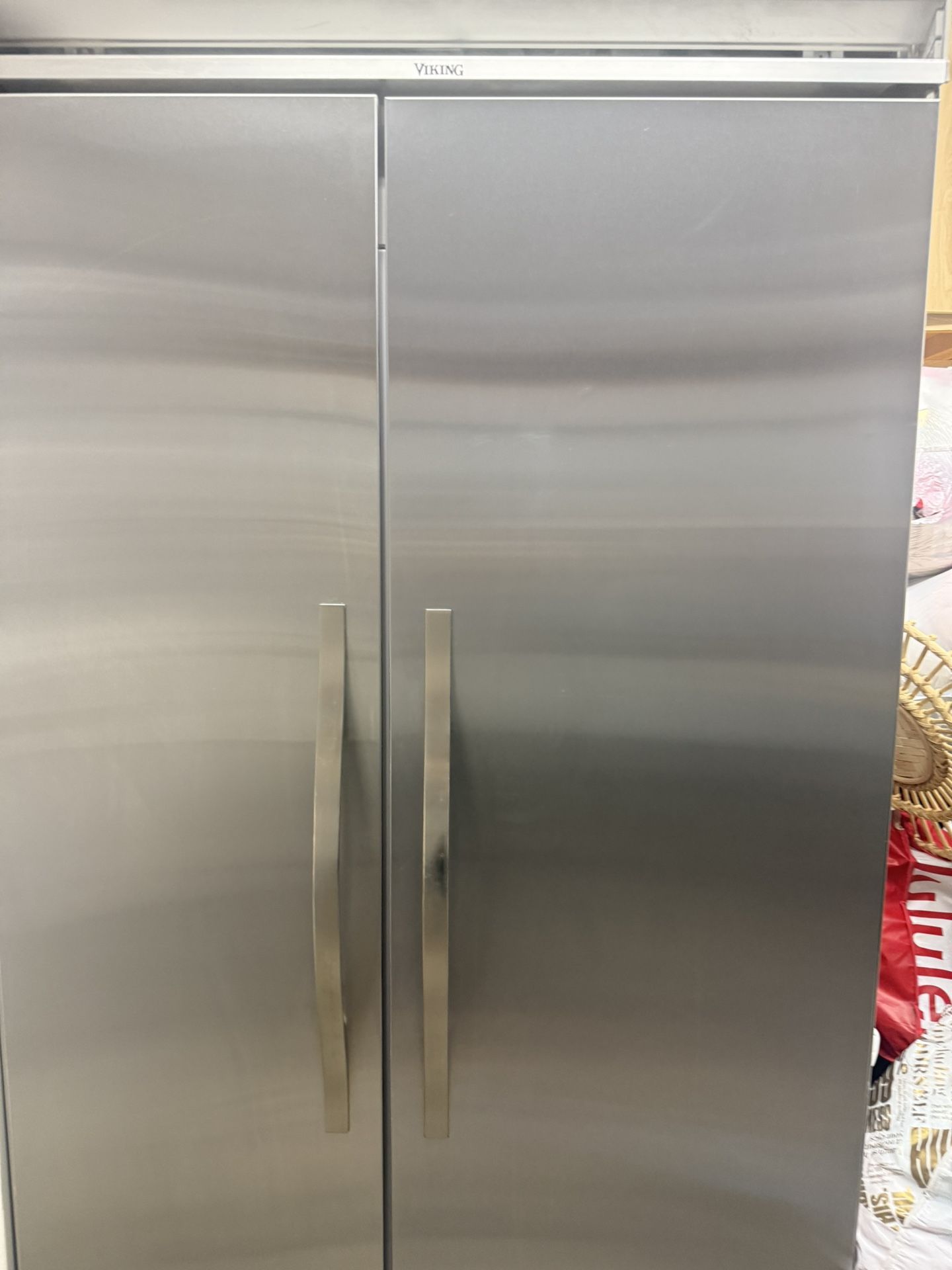 Appliances For Sale.  Pre-Owned 42” Viking Built In Refrigerator (Excellent Condition), 7.0 Cubic Ft Ice chest New In Box, Stainless GE Double Oven, 
