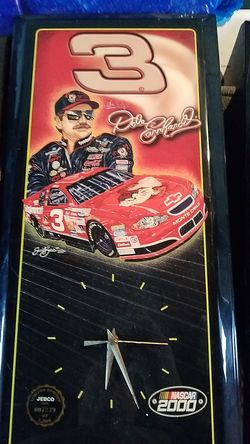 Dale Earnhardt senior NASCAR wall clock