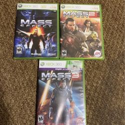 Xbox 360 Mass Effect 1 2 And 3