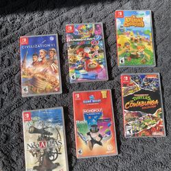 NINTENDO SWITCH GAMES - BRAND NEW SEALED