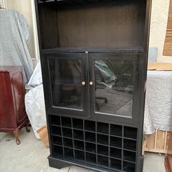 Vendo Mueble De Madera Para Copas Y Botellas 