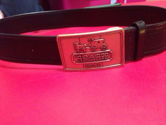 Womens coach belt