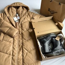 Brand New Winter Jacket & Boots - Great Gift For Her