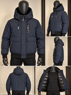 Mackage Men's Hooded Bomber Jacket 3XL