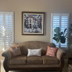 Almost New Sofa ! Great Condition Authentic Style 