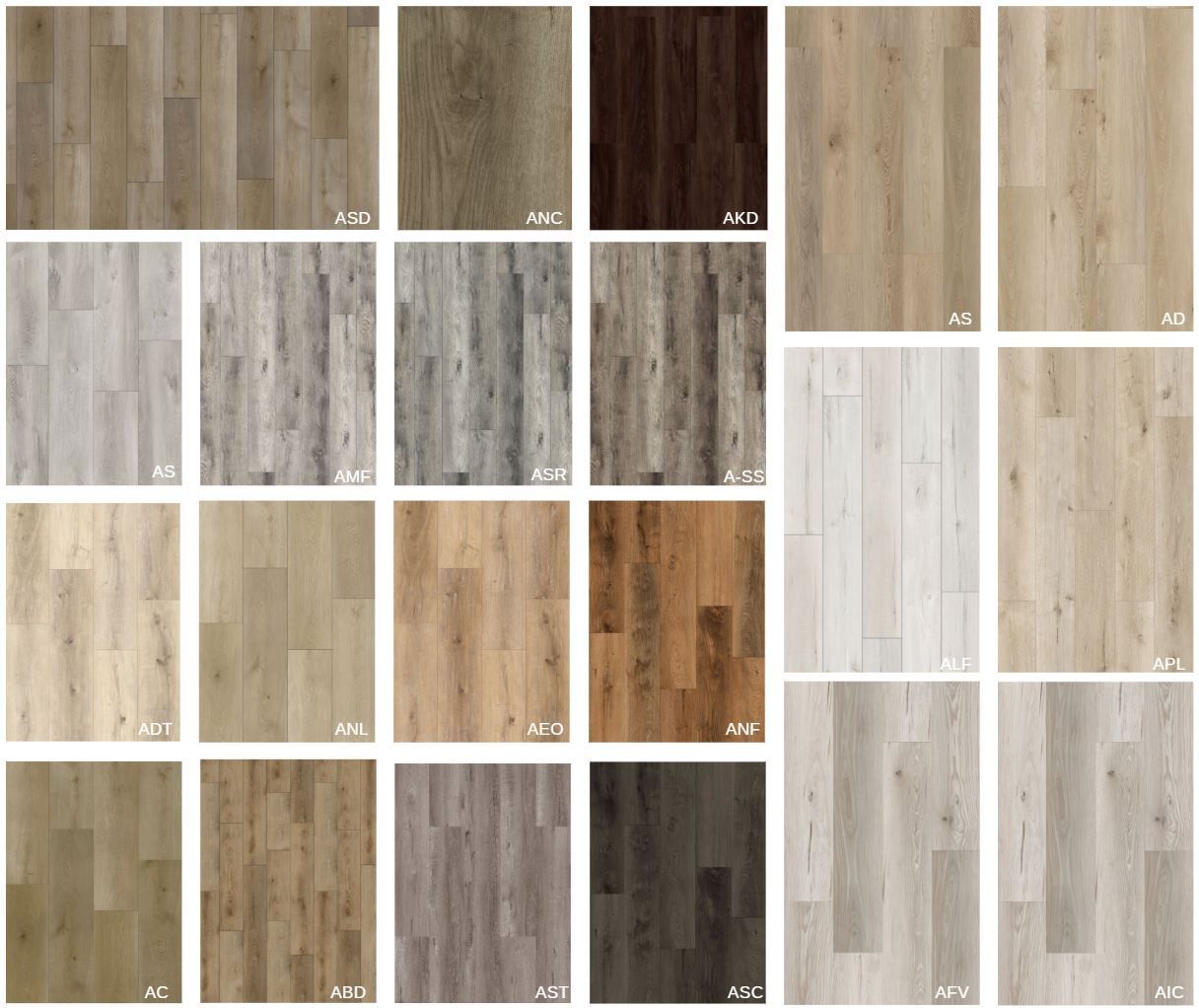 8mm/30mil SPC Waterproof Flooring - Finish: AKD