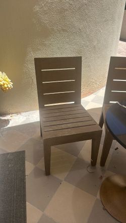 Restoration hardware teak chairs