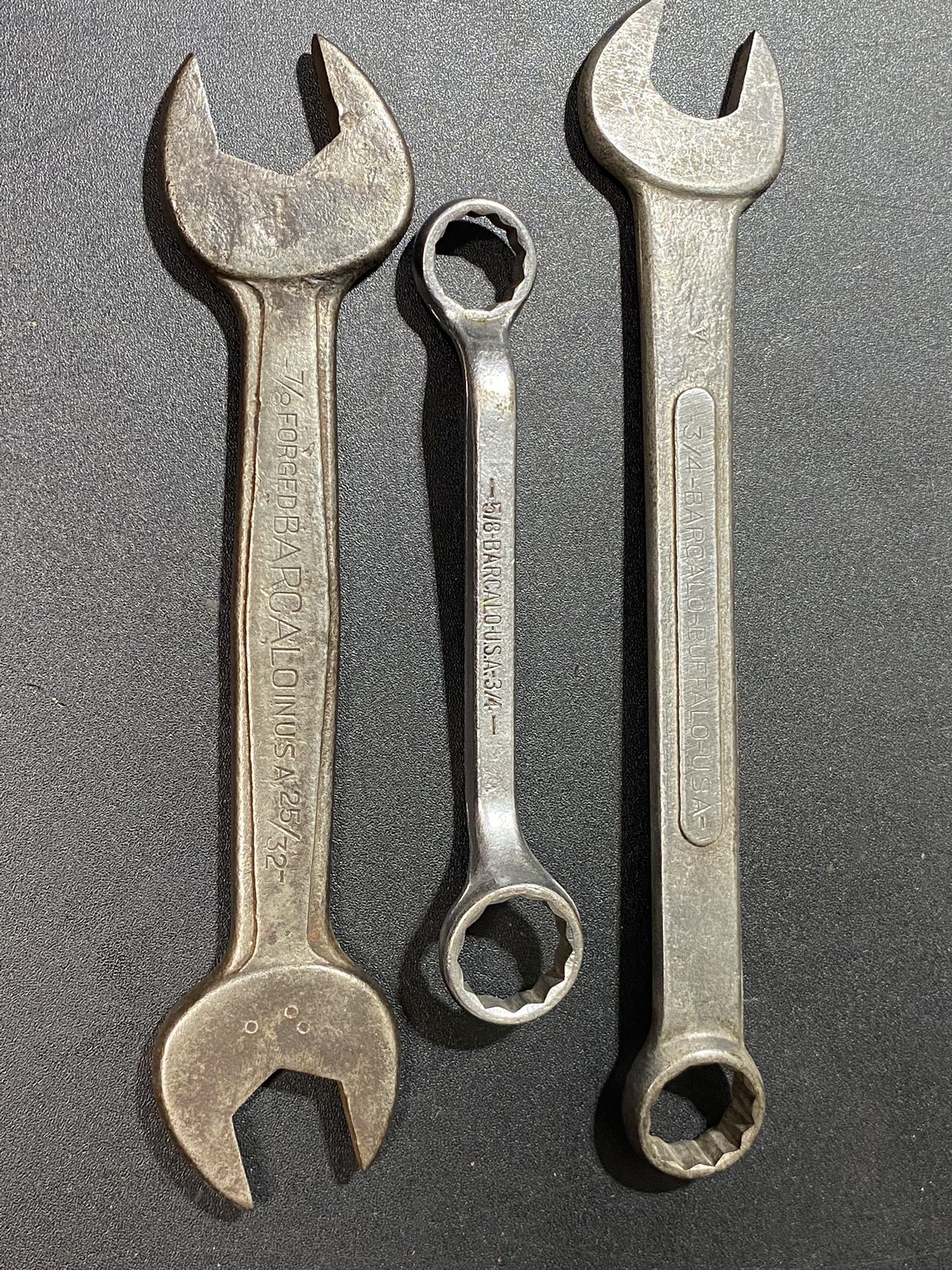 Vintage Barcalo wrench lot:
