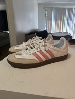 Men’s Size 10.5 Adidas Samba OG Cloud White Wonder Mauve