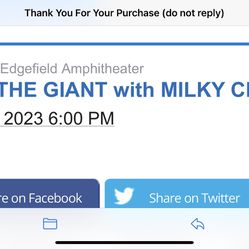 2 Tickets To Young The Giant In Portland In August 12