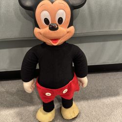 Collectible - 1970s 18” Walking Mickey Mouse Doll