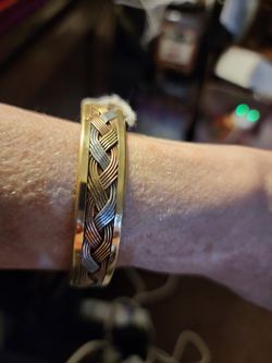 Vintage Multi Metal Woven Cuff