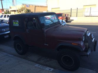 1984 cj7 6cylinders 4x4 /5speed holds it value