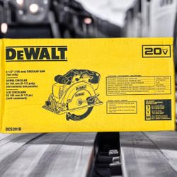Dewalt New 61/2” Circular Saw 20v 