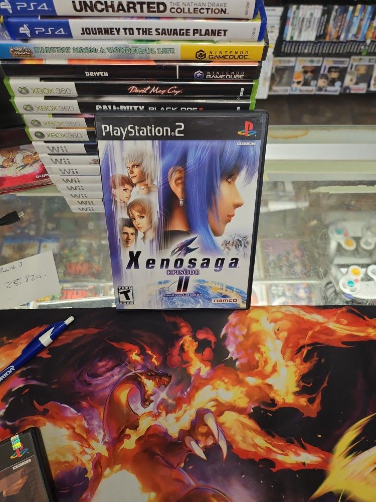 Xenosaga 2: Episode II PS2 (PlayStation 2, 2005) Complete W Manual CIB TESTED