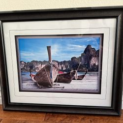 Coastal Wood Boats Picture 