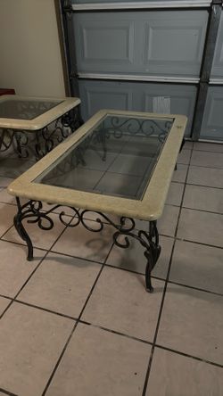 Marble Coffee Table Set For Whole Set