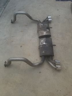 Muffler. 2002 corvette