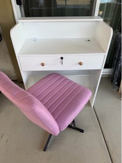 Writing desk and chair