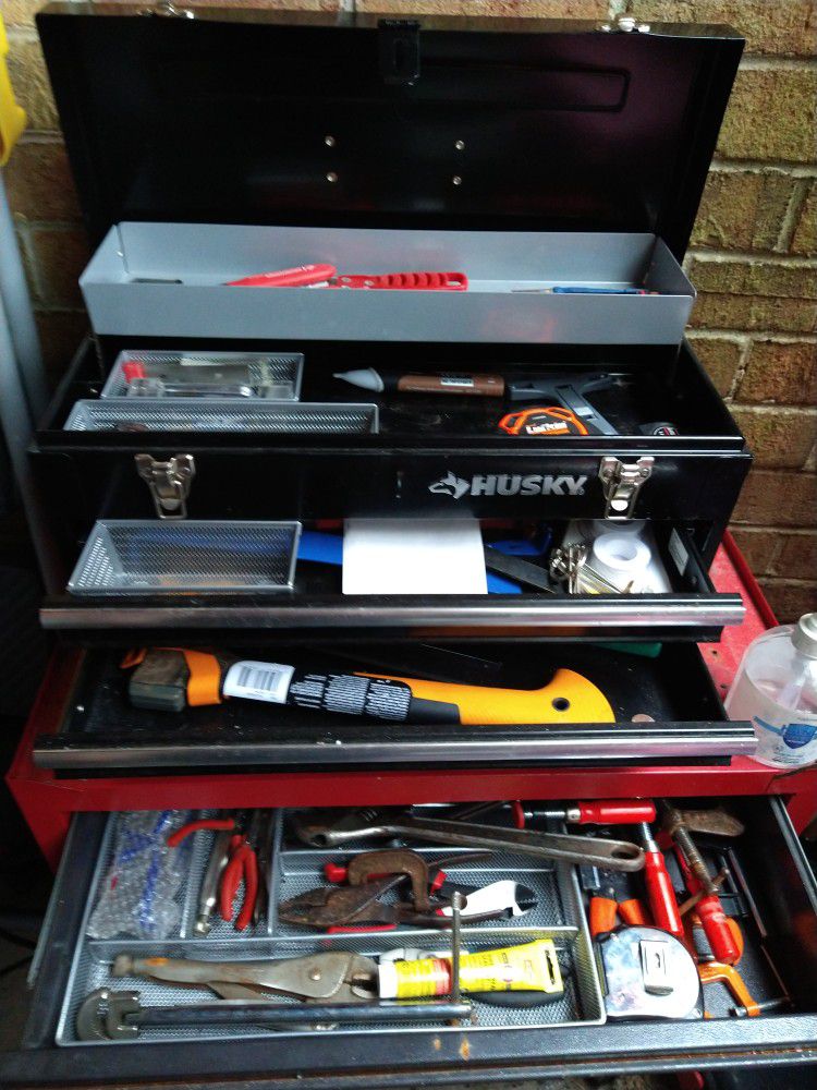 Toolbox With Tools/Ladder/Pressure Washer 