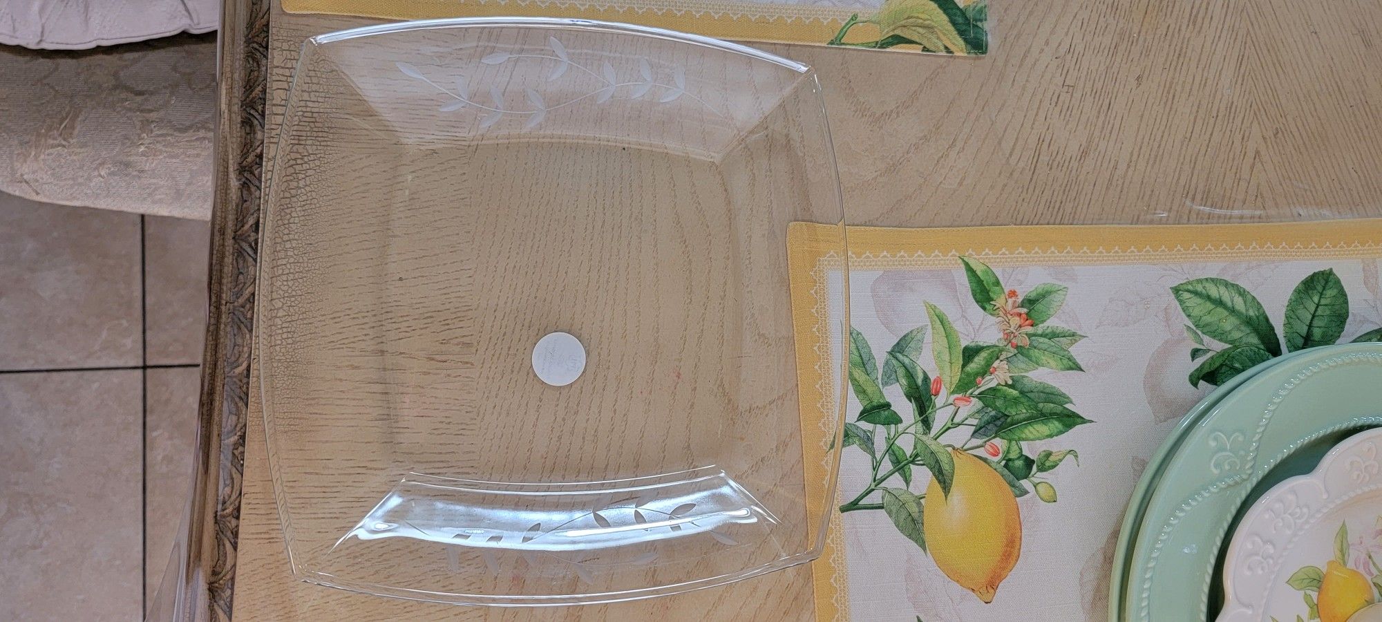 Princess House Square plates