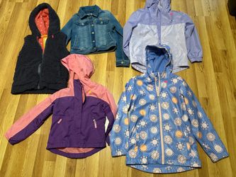 Variety of girls jackets in a size 7/8