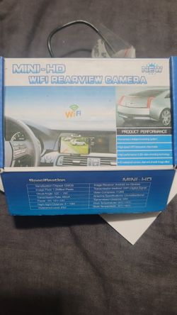 Mini HD Wi-Fi rear view camera. Brand new
