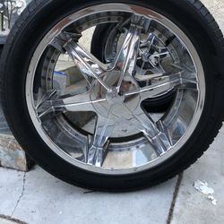 Chevy 5 Lug 22in Rims