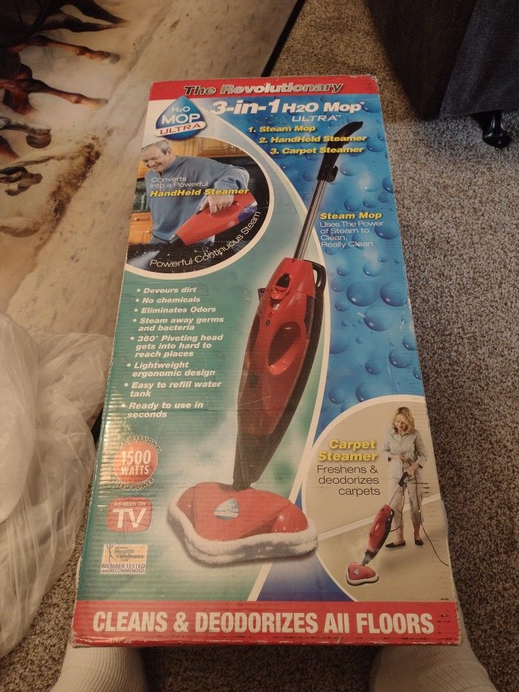 3-in-1 H2O Mop Ultra