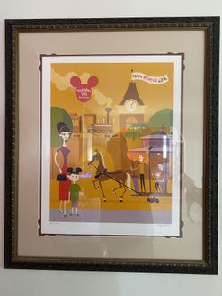 Limited To 300 Disneyland 50th Anniversary SHAG Serigraphs