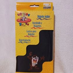 Vintage Looney tunes Tasmanian devil diskette wallet