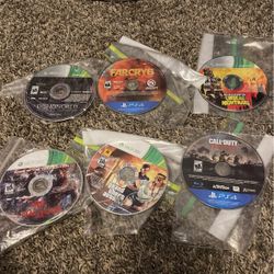 2 Xbox Games And 2 Ps4 Games