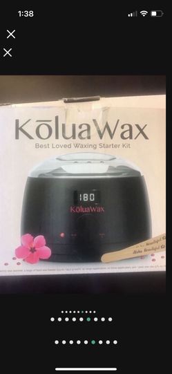 KoluaWax Premium Waxing Kit for Women - Hot Melt Hard Wax Warmer for Hair Removal, Eyebrow, Bikini, Legs, Face, Brazilian Wax
