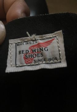 Red wings shoes size 13 work boots